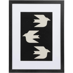 Leen Bakker - Fotolijst Haarlem - 30x40 Cm - MDF/Glas - Zwart