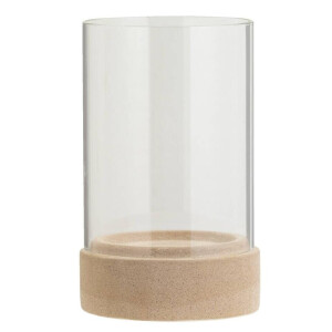 15% korting - Kandelaar Nora Beige Keramiek 25,5x16 Cm