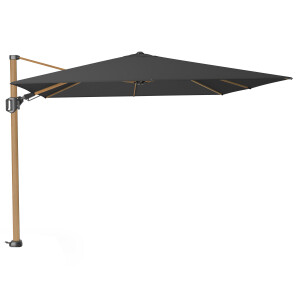 Zweefparasol Challenger T2 premium 300x300cm teak (Faded black)