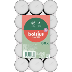 Bolsius - Theelichten - 30 stuks per verpakking - Brickpack