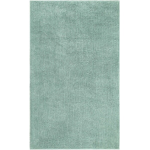 Wecon home Basics - Balu - Badmat - 70x120 cm - muntgroen - Basic Chenille Douchemat met Noppenstructuur – Super Zacht & Comfortabel – Wasbaar & Antislip – Absorberend