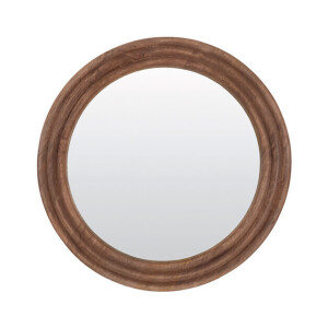 Light & Living Ronde Spiegel 'Florion' Mangohout, 100cm