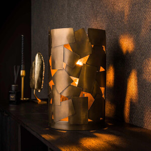 LifestyleFurn Tafellamp 'Journey' kleur Brons Antiek
