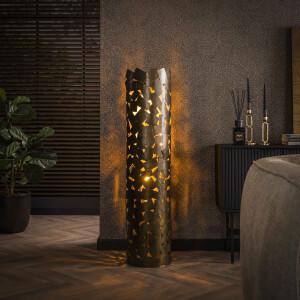 LifestyleFurn Vloerlamp 'Journey' 135cm, kleur Brons Antiek