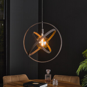 LifestyleFurn Hanglamp 'Marshay' Artic Black