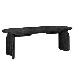 Richmond Ovale Eettafel 'Fairmont' Eiken, 235 x 100cm, kleur Dark Coffee