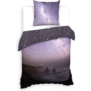 Heckettlane Milian Dekbedovertrek - Eenpersoons - Katoen - 140x200-220cm - Blauw