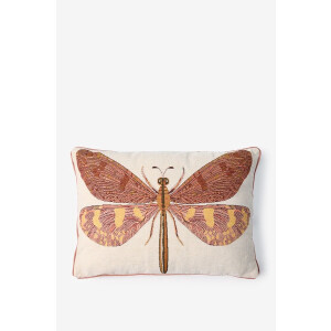 Sissy-Boy - Oranje jacquard kussen dragonfly