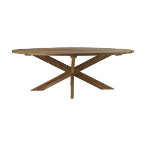 Ovale Tuintafel Kruispoot | HSM Collection