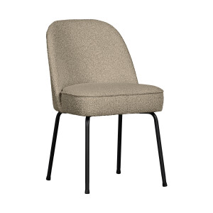 WOOOD Eetkamerstoel 'Vogue' Bouclé, kleur Beige