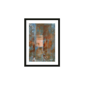 Urban Cotton Artprint 'Blue Ocker Abstract 2' 30 x 40cm