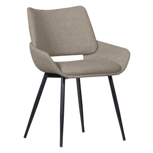 WOOOD Eetkamerstoel 'Parade' Melange, kleur Zand