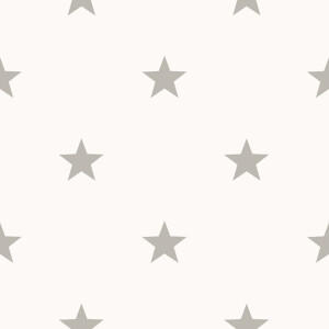 Noordwand Behang Friends & Coffee Little Stars lichtgrijs en wit