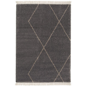 Berber vloerkleed - Atlas Grid grijs 200x290 cm
