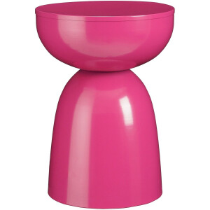 Mica Decorations Elliot Bijzettafel - H45 x Ø32 cm - IJzer - Fuchsia