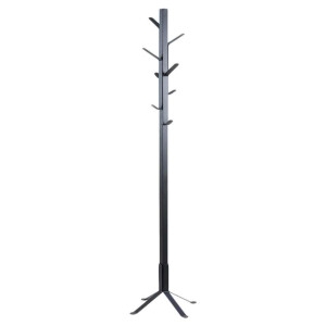 Leen Bakker - Kapstok Perna Klein - Staal - Zwart - 50x180x50 Cm