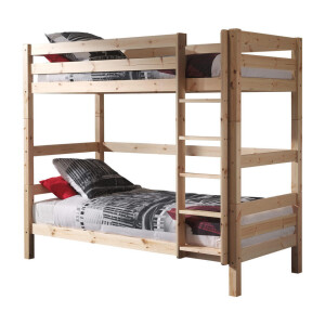 Leen Bakker - Vipack Stapelbed Pino Hoog - 182x105,3x209,3 Cm - Grenenhout - Bruin - 105.3x182x209.3 Cm