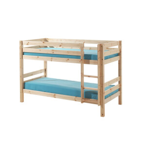 Leen Bakker - Vipack Stapelbed Pino - 140x103x208 Cm - Grenenhout - Beige