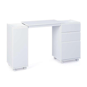 Leen Bakker - Bureau Fix - 72x66x36 Cm - MDF - Wit