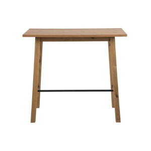 Leen Bakker - Bartafel Liden - Eikenkleur - 105x117x58 Cm - Hout - Bruin