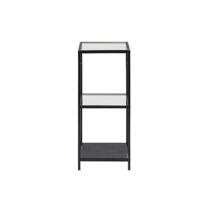 Leen Bakker - Vitrinekast Jelling - / - 82,5x35x37 Cm - Glas - Zwart