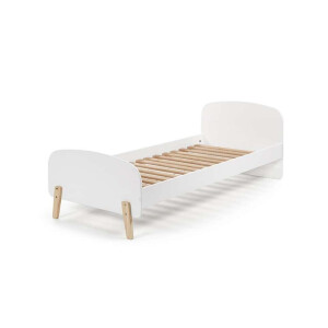 Leen Bakker - Vipack Bed Kiddy - 72,5x95x205,5 Cm - MDF - Wit - 205.5x95x72.5 Cm