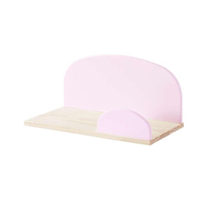 Leen Bakker - Vipack Wandplank Kiddy - Oud - 45 Cm - MDF - Roze - 25x45x21.5 Cm