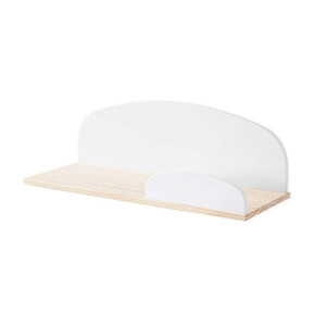 Leen Bakker - Vipack Wandplank Kiddy - 65 Cm - MDF - Wit - 20x60x21.5 Cm