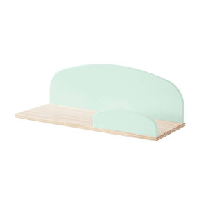 Leen Bakker - Vipack Wandplank Kiddy - Mint - 65 Cm - MDF - Groen - 20x60x21.5 Cm