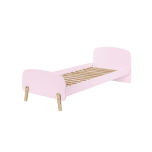 Leen Bakker - Vipack Bed Kiddy - MDF - Roze - 205.5x95x72.5 Cm