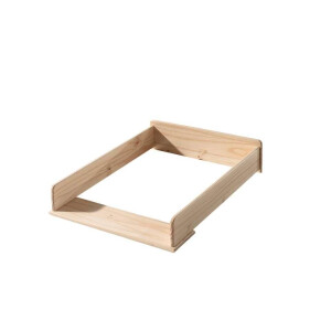 Leen Bakker - Vipack Opzet Commode Kiddy - 14x53x72 Cm - Grenenhout - Bruin