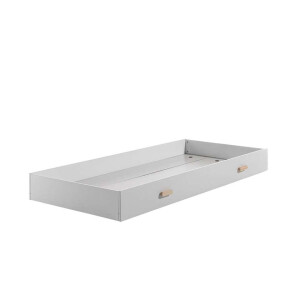 Leen Bakker - Vipack Rolbed Kiddy - 194x94x20 Cm - MDF/Grenenhout - Wit