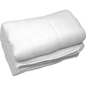 Leen Bakker - Polydaun Kinderdekbed Micky - 4-seizoenen - 120x150 Cm - Polyester/Katoen - Wit