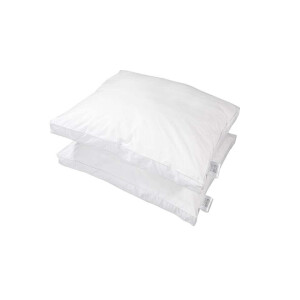 Leen Bakker - Polydaun Hoofdkussenset First Fleur 900 Gram - 63x53 Cm - Synthetisch - Wit