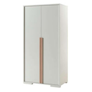 Leen Bakker - Vipack 2-deurs Kledingkast Londen - 195,2x98,4x56 Cm - Hout - Wit