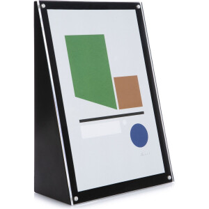 XLBoom Angolo Fotolijst 18x13cm Black - Fotolijst uit hout - Beschikbare kleuren: WHITE / BLACK / WALNUT - Design fotokader