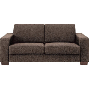 Goossens Bank N-joy Divana bruin, stof, 2,5-zits, stijlvol landelijk