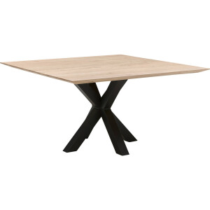 Goossens Eettafel Stef, Vierkant 110 x 110 cm