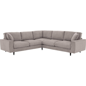 Goossens Bank Jonas beige, stof, 2,5-zits, urban industrieel