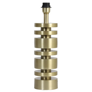 Light & Living Tafellamp 'Desley' 40cm, kleur Mat Goud (excl. kap)