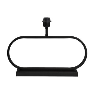 Light & Living Tafellamp 'Jamiro' 47cm, kleur Mat Zwart (excl. kap)