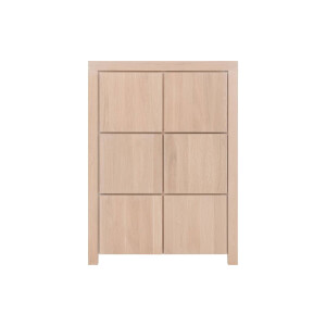 Goossens Opbergkast Clear, 6 deuren