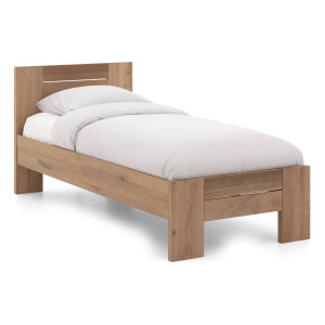 Goossens Bedframe Aberson, 90 x 200 cm met laag voetbord