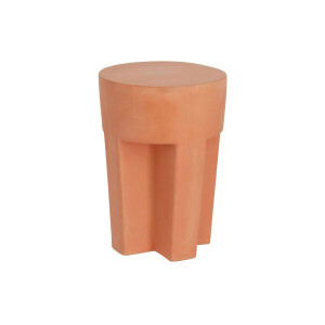Kave Home Kave Home Bijzettafel Vilena, Vilena Bijzettafel Terracotta Ø 33 Cm