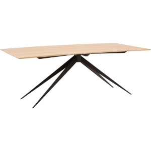 Goossens Excellent Eettafel Ferris, Rechthoekig 200 x 100 cm