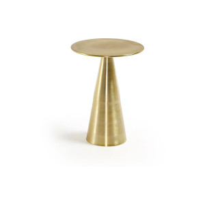 Kave Home Kave Home Sidetable Rene rond, metaal goud,, 39 x 50 x 39 cm