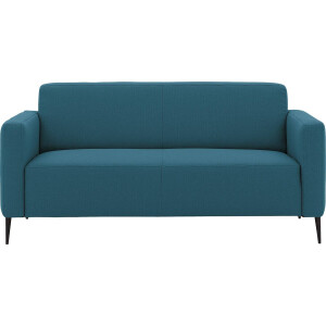 Goossens Bank Key West blauw, stof, 2,5-zits, modern design