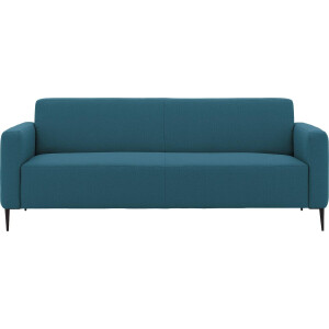 Goossens Bank Key West blauw, stof, 3-zits, modern design