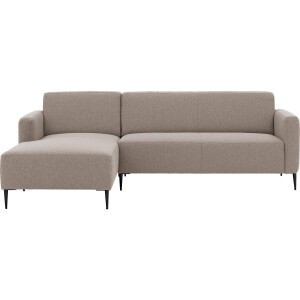 Goossens Bank Key West grijs, stof, 2,5-zits, modern design