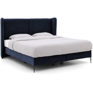 Goossens Boxspring Ease Classic Incl. Matras, Vlak 140 x 200 cm (=2x 70 x 200 cm) met hoofdbord + 2x matras shapes 1